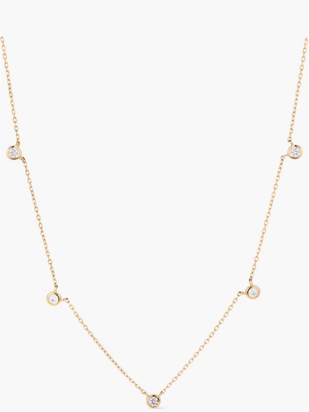 GOLD CHAINE CRYSTAL INTERSTELLAR COLLAR NECKLACE